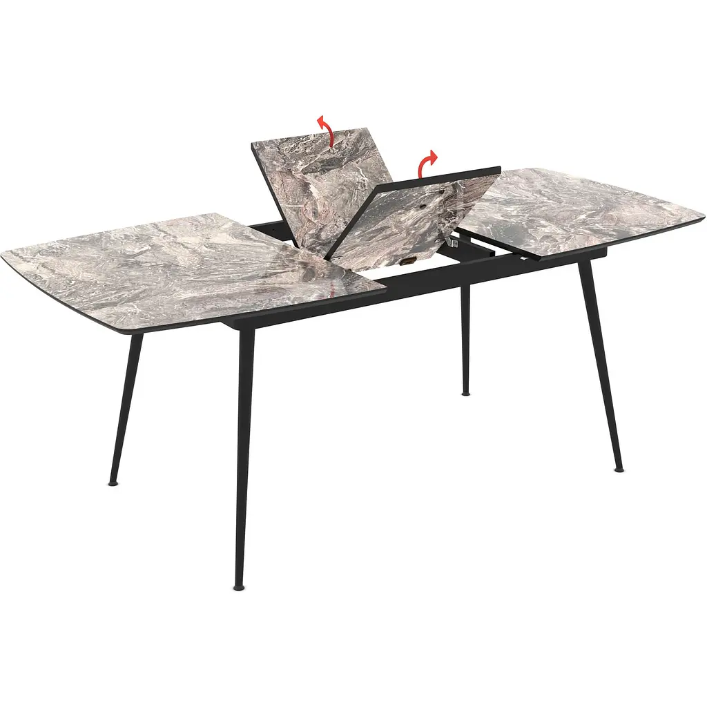 Стіл Avanti YENSE Cosmos Glossy 125-165x80 см (373795) - фото 2