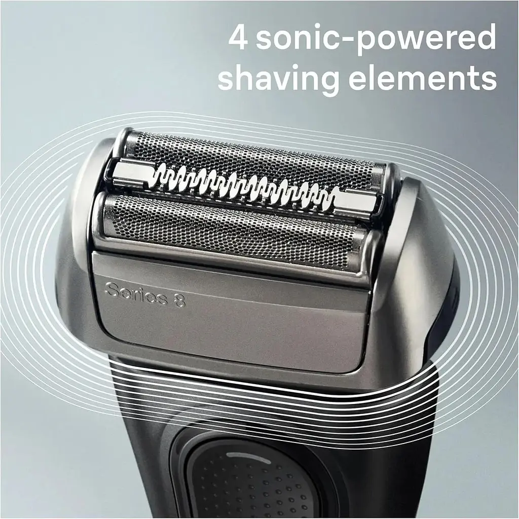 Електробритва Braun Series 8 Smart Electric Shaver 8560cc водонепроникна акумуляторна для чоловіка - фото 7