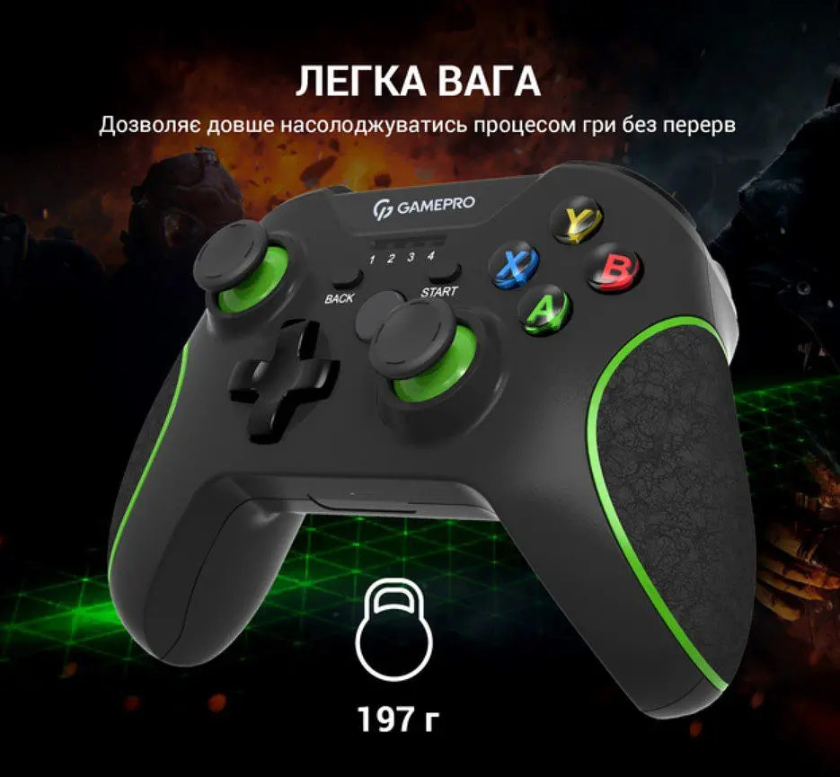 Геймпад джойстик GamePro MG-650 Black 2.4G PC/PS3/Android - фото 12