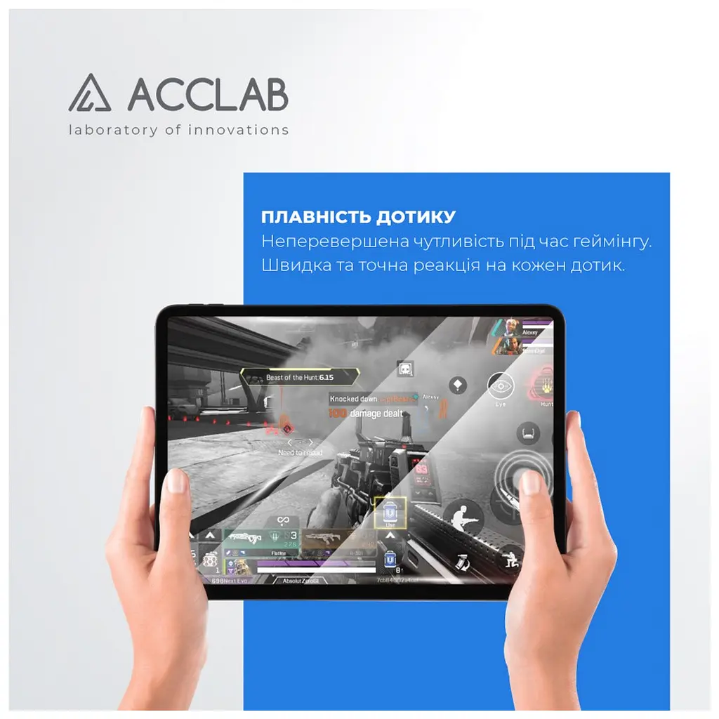 Скло захисне ACCLAB Full Glue Apple iPad Pro 11 2022/2021/2020/2018 (1283126575150) - фото 5