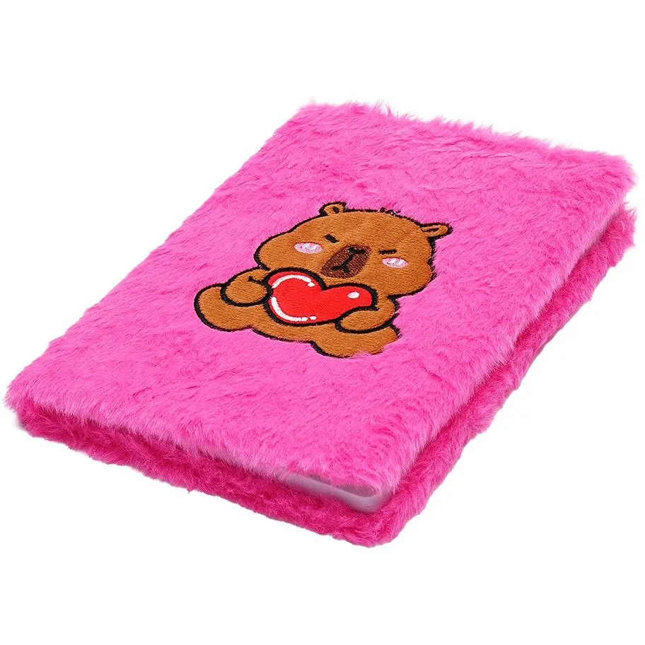Блокнот А5 ZiBi Capybara 8 Kids Line плюшевый клетка 80 листов (ZB.700022) - фото 5