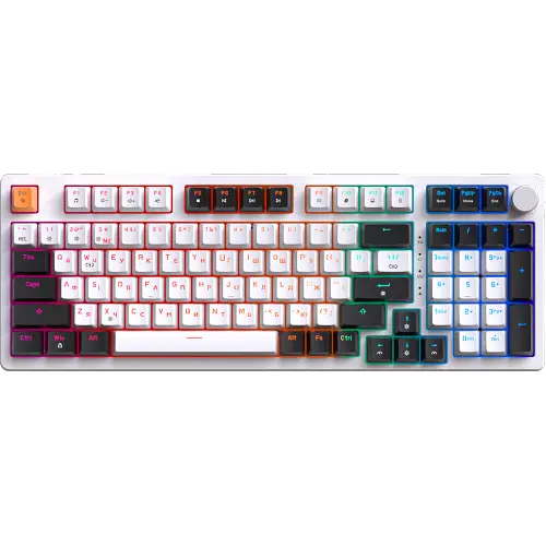 Клавіатура GamePro MK170W (Red) з Hot-Swap RGB White - фото 2