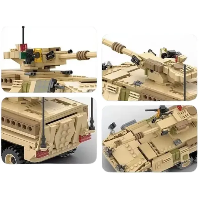 Конструктор WANGE броньована машина  Страйкер  Stryker 3513 військова техніка мобільна самохідна гармата , 458 деталей - фото 4