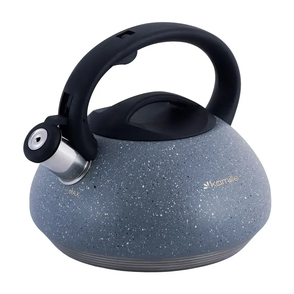 Чайник зі свистком Kamille KM-0855 grey 3,0 л