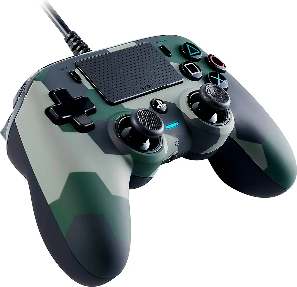 Геймпад Nacon Wired Compact Controller для PS4 Green Camouflage [87135] - фото 3