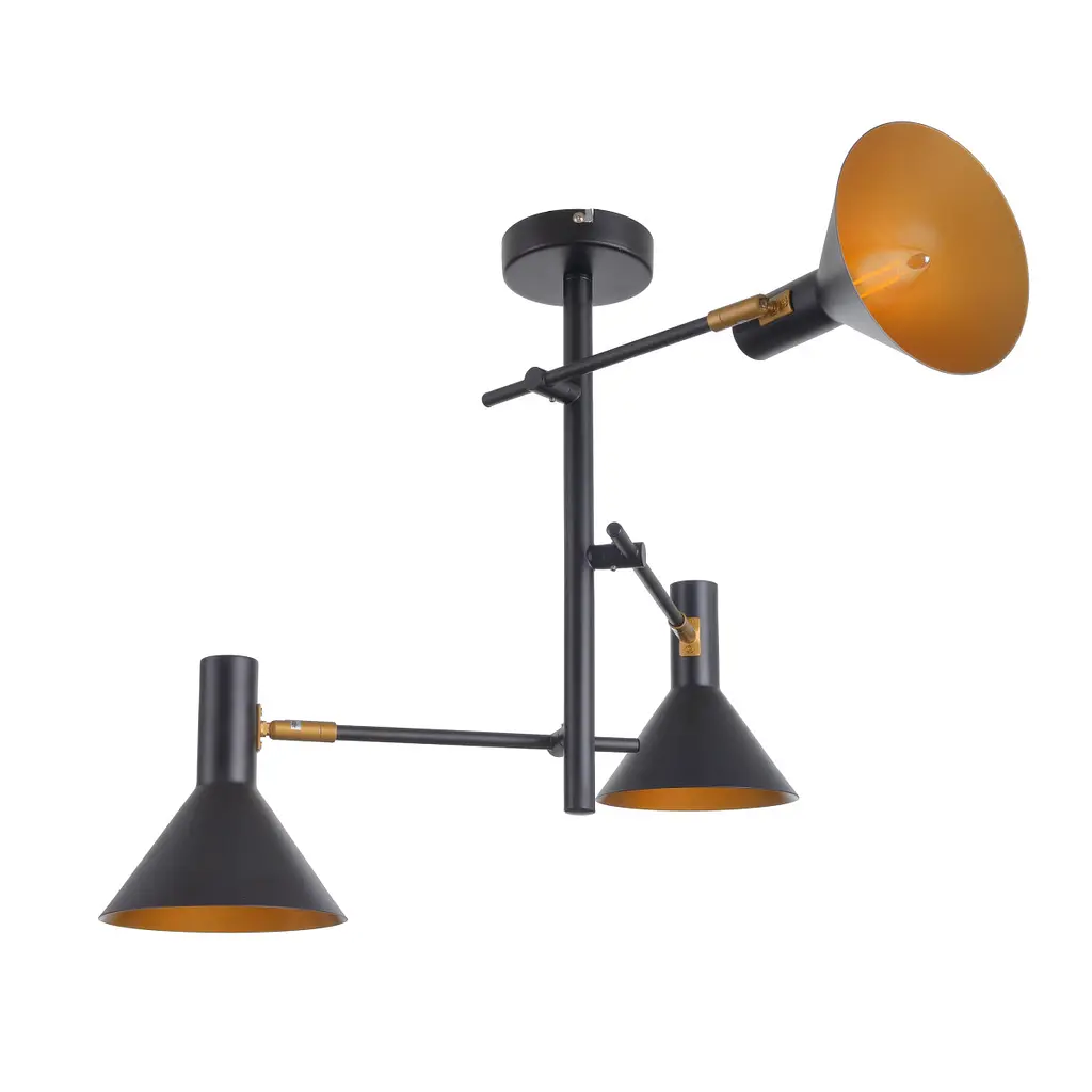 Потолочная люстра Brille E14 40W BK (BL-976C/3) 24-405 - фото 2