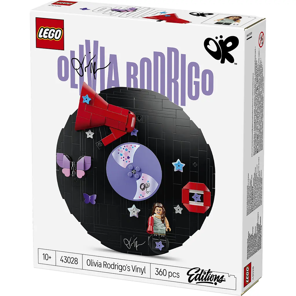 Конструктор LEGO Editions Music Вініл Олівії Родріґо 360 ел. (43028) - фото 4