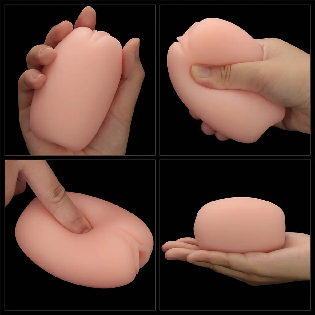 Мастурбатор - Slider Double-Ended Masturbator Vagina and Anus Flesh - фото 4