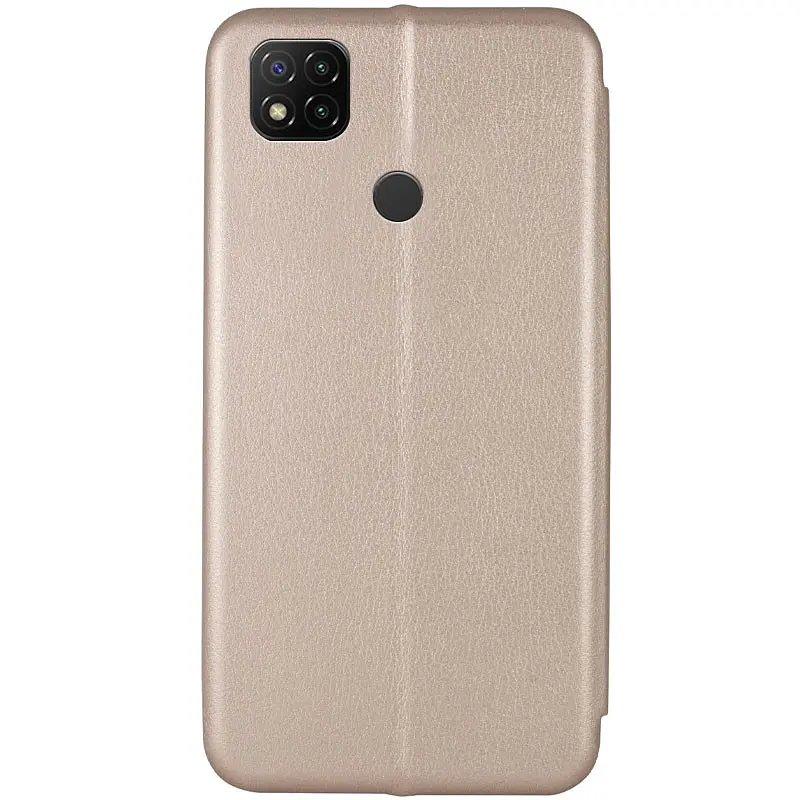 Шкіряний чохол-книжка Classy для Xiaomi Redmi 9C / 10A Золотий - фото 2