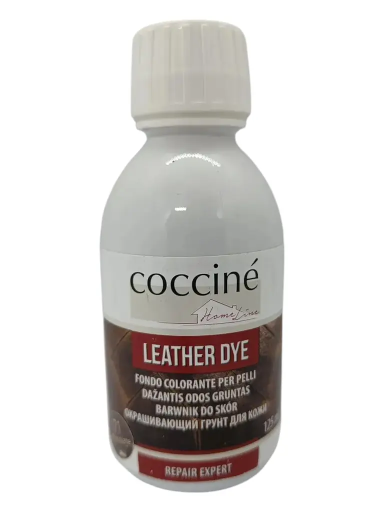 Ґрунт-барвник для шкіри та текстилю Coccine Leather Dye, 125 мл