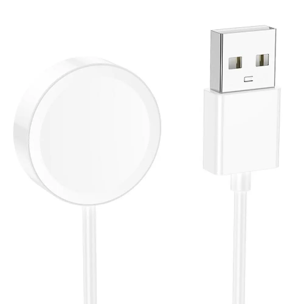 Зарядний USB кабель для Smart Watch Hoco Y21 0.6 м White