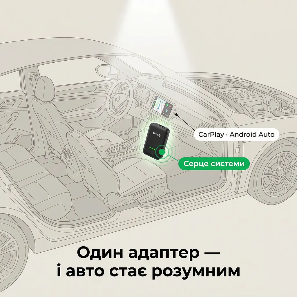 Адаптер CarlinKit CCPA Plus — додає CarPlay та Android Auto на будь-яку Android-магнітолу - фото 12
