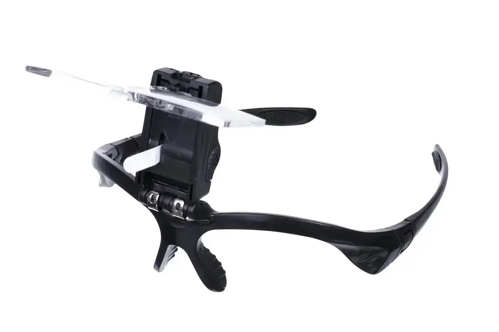 Лупа-очки бінокулярна з Led-підсвіткою, 1X 1,5X 2X 2,5X 3,5Х Magnifier 9892B - фото 3