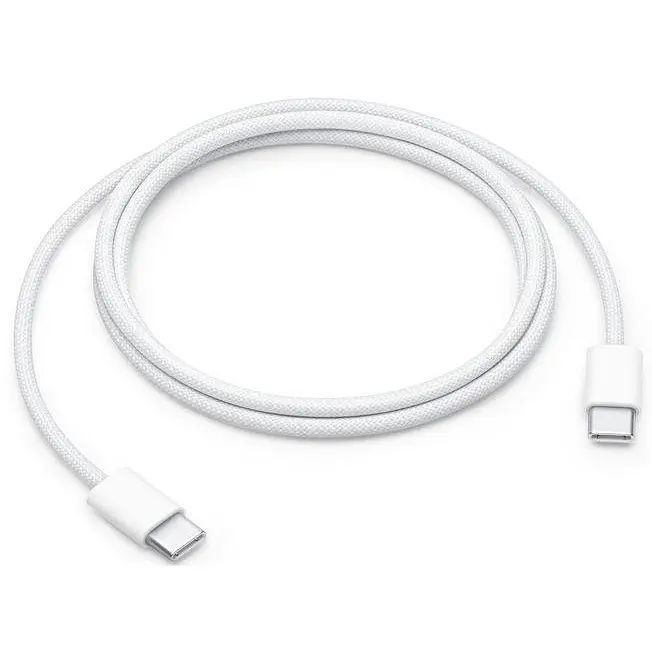 Кабель USB Type-C Apple USB-C Charge Cable 60W 1m White (MQKJ3) - фото 3