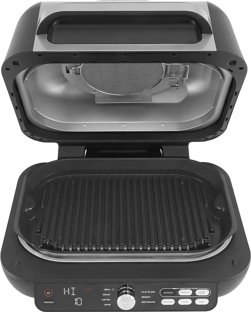 Мультигриль Ninja Foodi Max Pro Grill, Flat Plate & Air Fryer (AG651EU) - фото 4