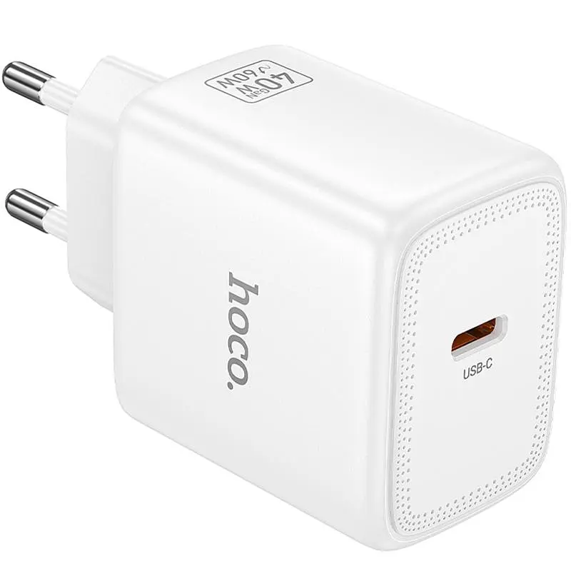 СЗУ Hoco N83 Profit PD40W (1USB-C) White - фото 3