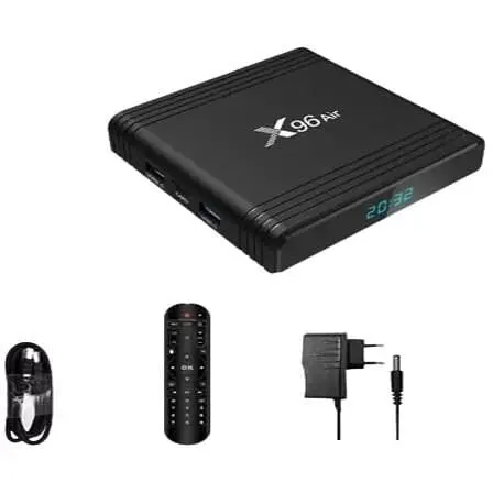 Потужна приставка X96 Аirо Smart TV Box оснащена високопродуктивним процесором Amlogic S905X3 з відеокартою Mali G31 MP2 4/32 чорна (Air4/32 _1768) - фото 7
