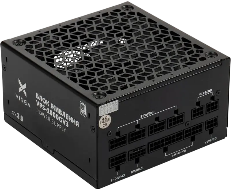 Блок живлення Vinga VPS Gold V3 1000W 80+ Gold (VPS-1000GV3) - фото 5