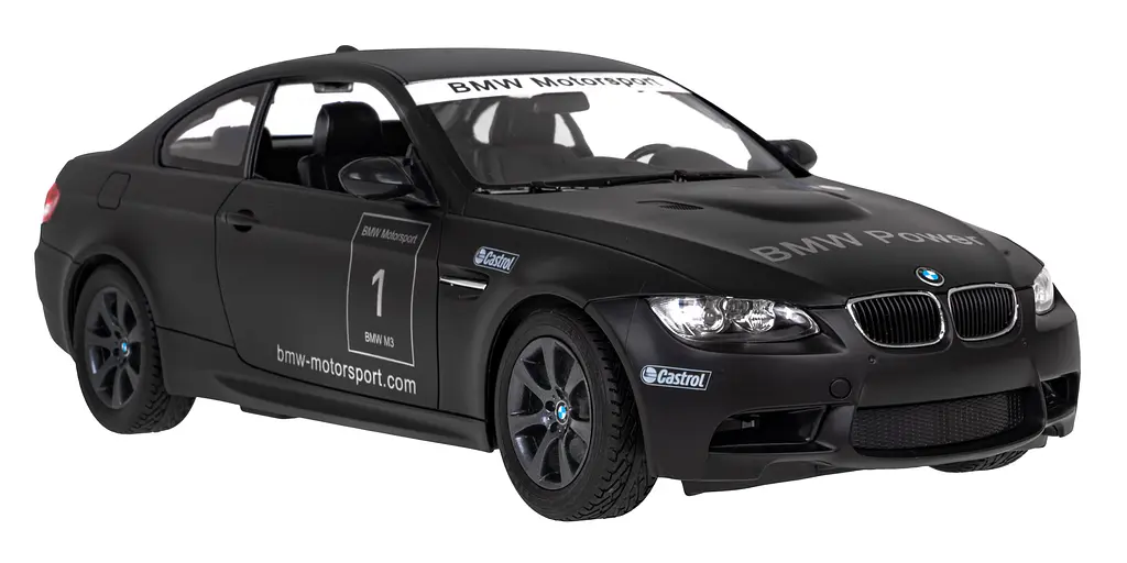 Машинка RASTAR автомобиль BMW M3 на дистанционном управлении 1:14 черный 48000 - фото 5