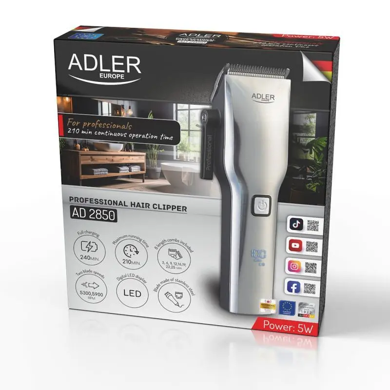 Машинка для стрижки ADLER AD-2850 - фото 5