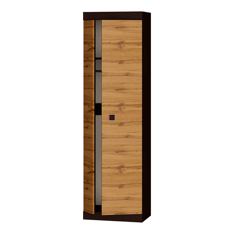 Шафа пряма Еверест Соната-600 Венге темна/ Дуб Крафт Золотий (DTM-2308) - фото 2