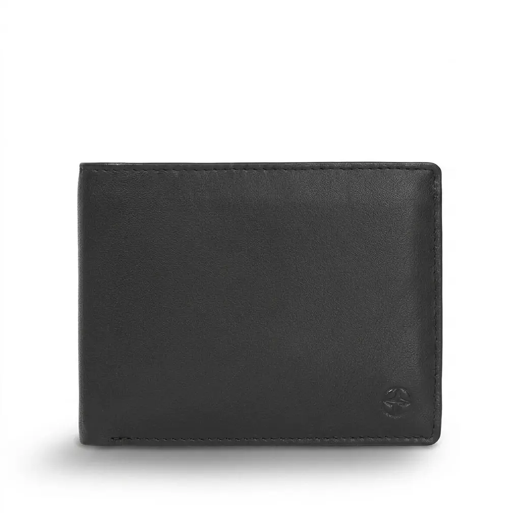 Чоловіче портмоне Tony Perotti з натуральної шкіри Cortina 5068 nero (90120) Чорне - фото 8