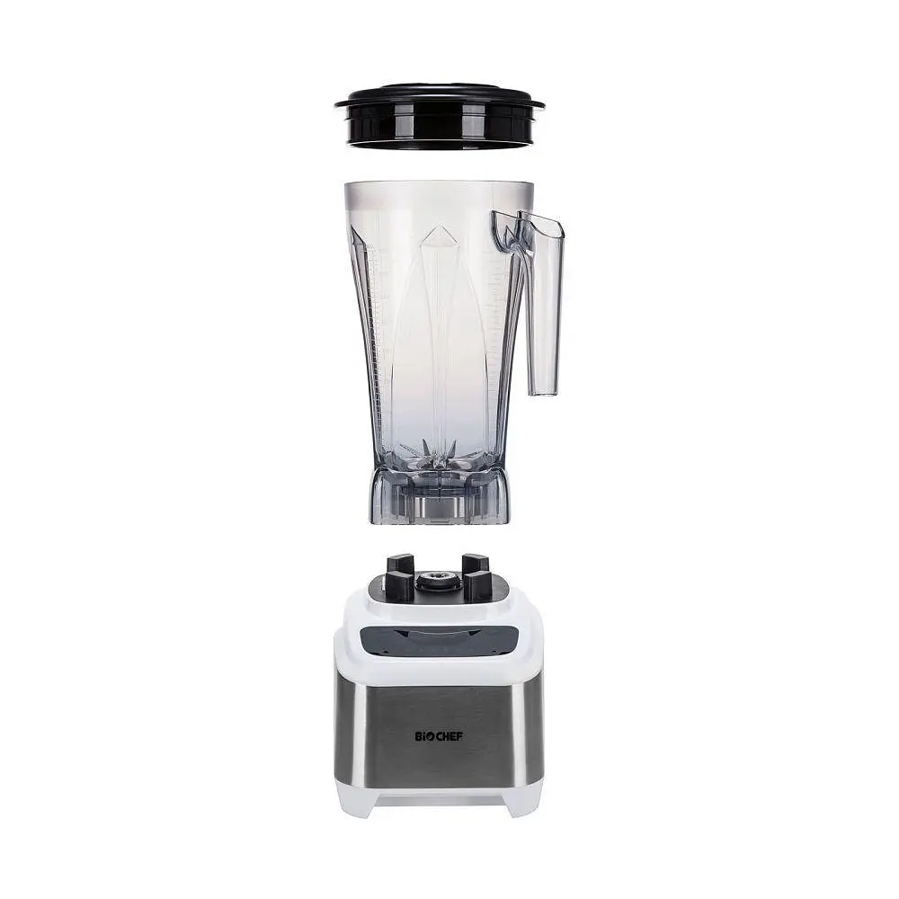 Блендер профессиональный BioChef Atlas Power Blender (Stainless Steel) самый бесшумный супер блендер, белый - фото 6