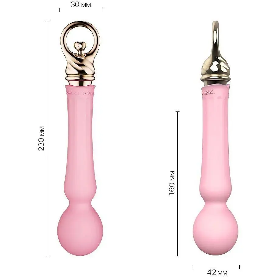 Вибромассажер с подогревом Zalo Sweet Magic Confidence Wand Fairy Pink - фото 3