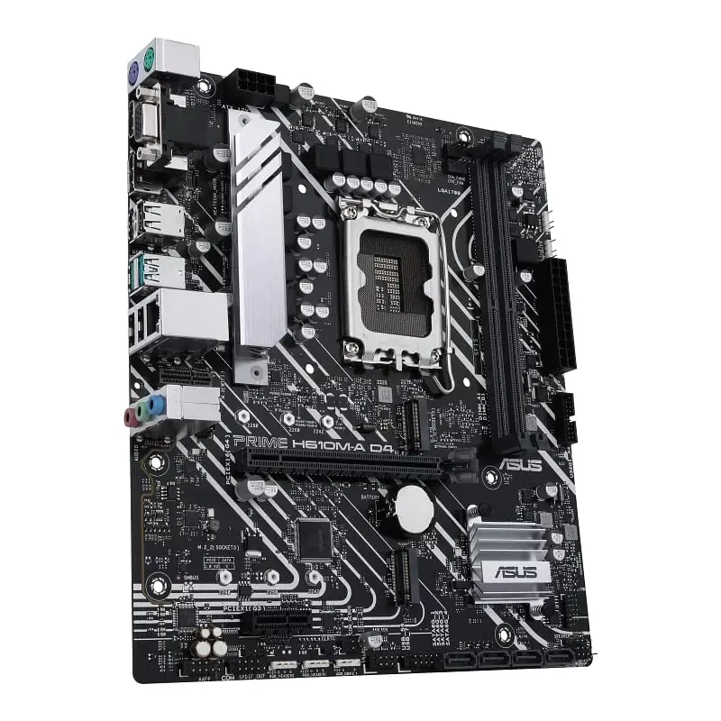 Материнская плата PRIME H610M-A D4-CSM s1700 H610 2xDDR4 M.2 HDMI D-Sub DP mATX Asus teh0019039 - фото 3