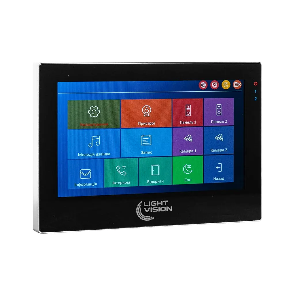 Відеодомофон 7" WiFi Tuya Light Vision SINGAPORE FHD Black (82-00231) - фото 3