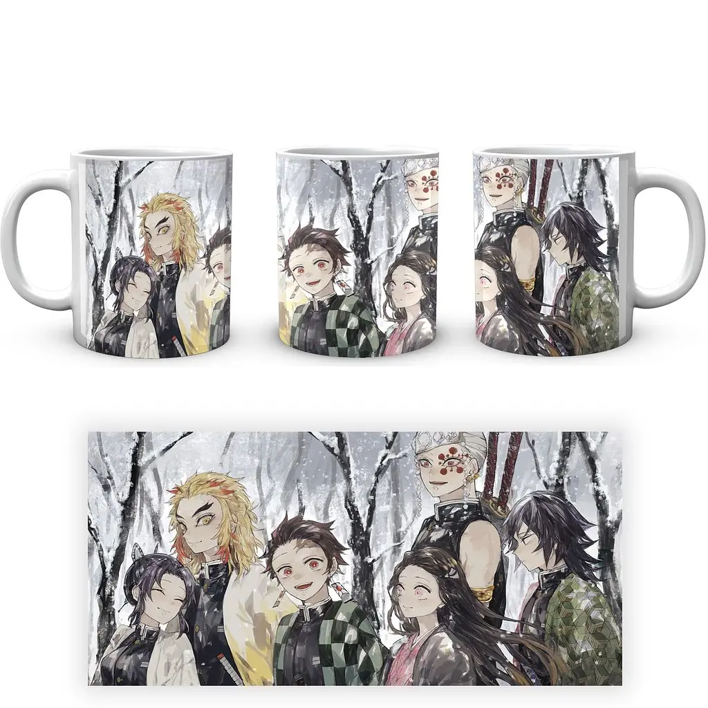 Кружка GeekLand Kimetsu no Yaiba Клинок, уничтожающий демонов KY 002.02 330 мл белая - фото 4