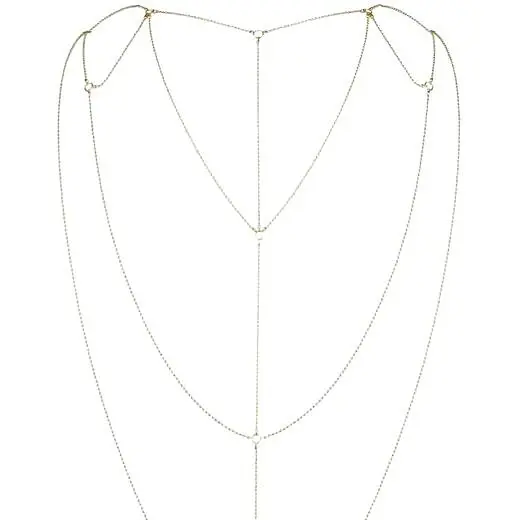 Ланцюжок для спини Bijoux Indiscrets Magnifique Back and Cleavage Chain прикраса для тіла - фото 2