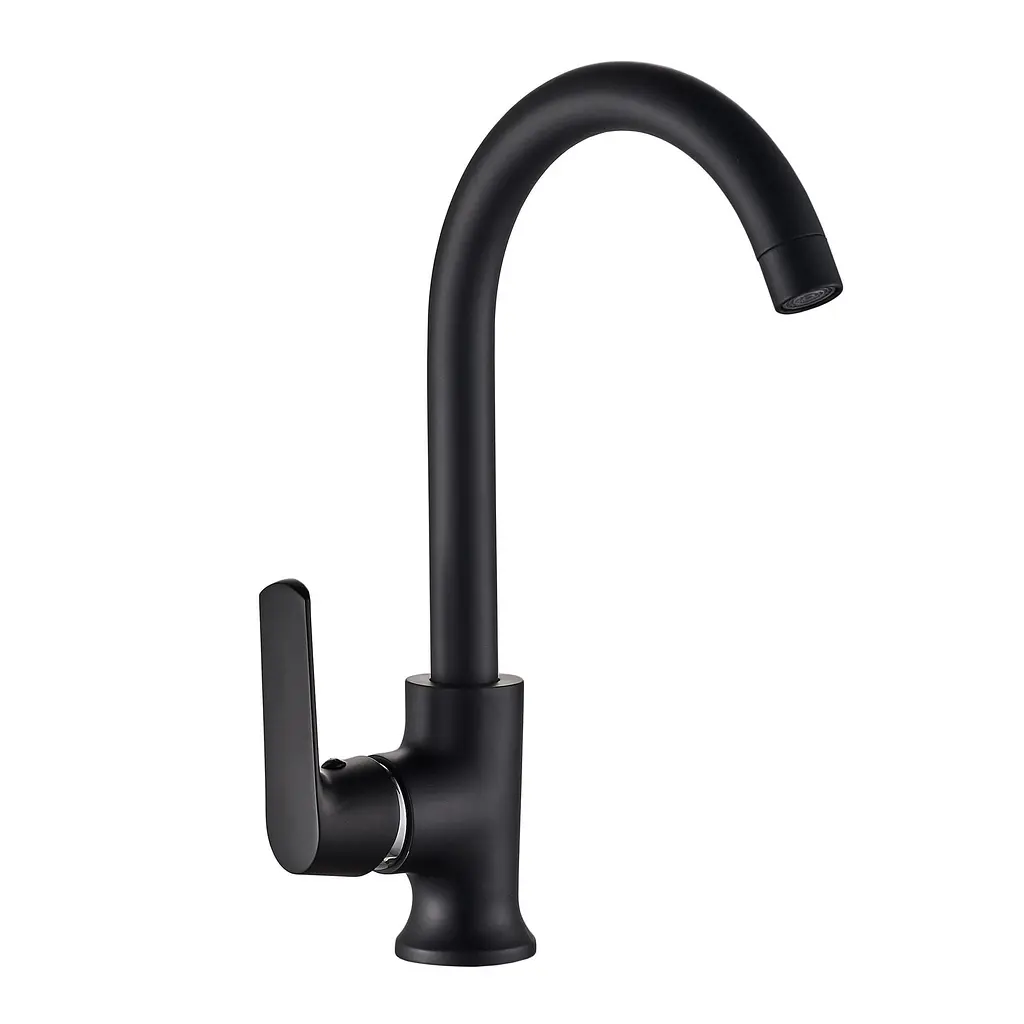Смеситель для кухни Globus Lux Laguna GLA-0203SL-10-BB Черный матовый - фото 2