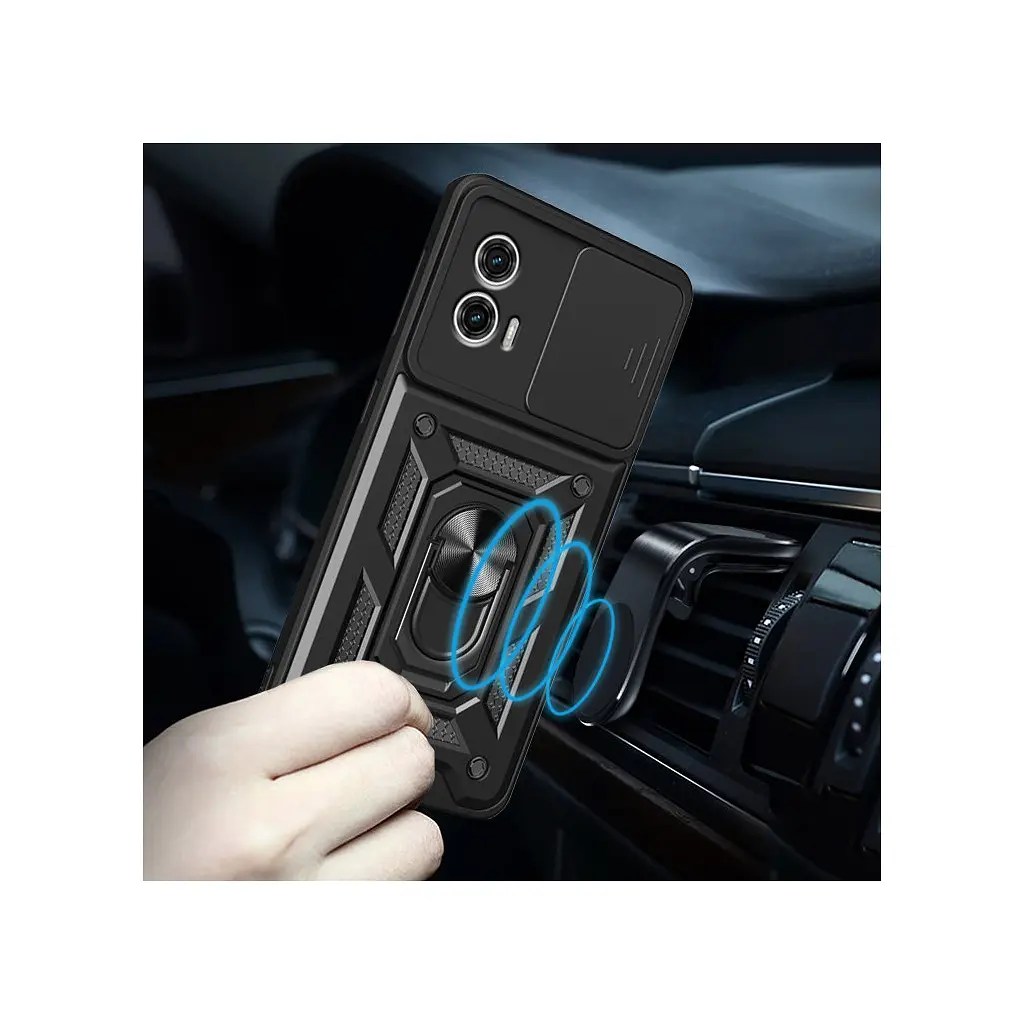 Чохол до мобільного телефона BeCover Military Motorola Moto G73 Black (709982) - фото 5