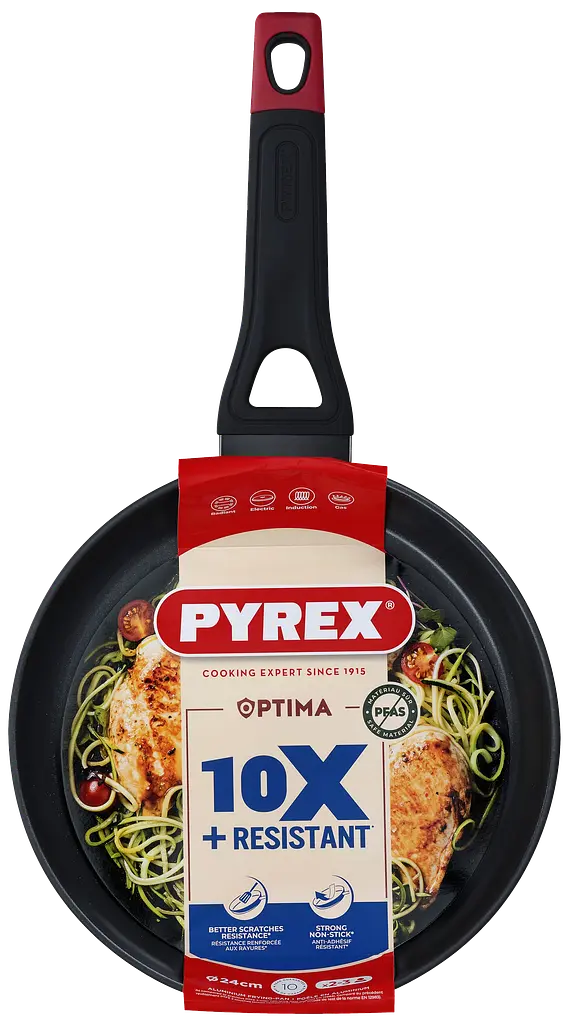 Сковорода Pyrex Optima 24 см класична kuh0016669 - фото 5