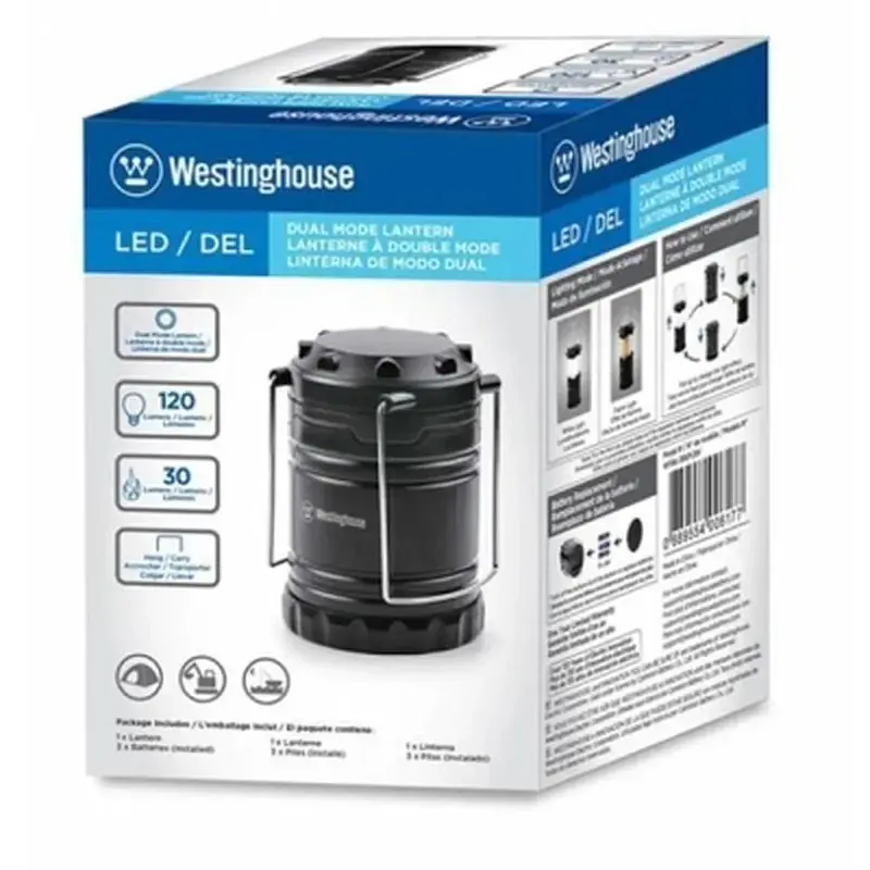 Ліхтар Westinghouse WF86 + 3 AA R6 у комплекті, чорний (WF86-3R6PCBV) - фото 2
