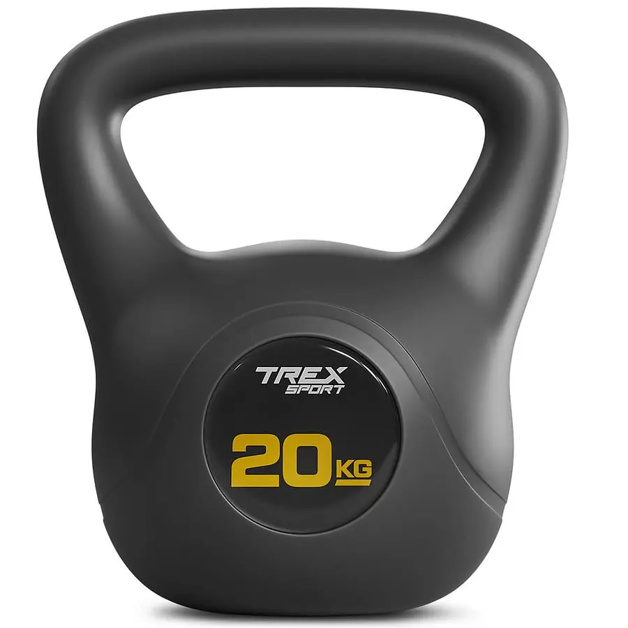 Гиря вінілова 20кг Trex Sport TX-020CKB чорний - фото 11