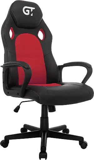Геймерское кресло GT Racer черное с красным (X-2640 Black/Red) - фото 2
