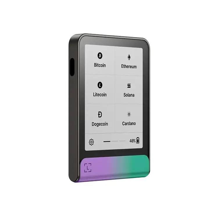 Аппаратный кошелек для криптовалют Ledger Flex Solana Edition с чехлом Custom Magnet Folio +50$ в SOL - фото 2