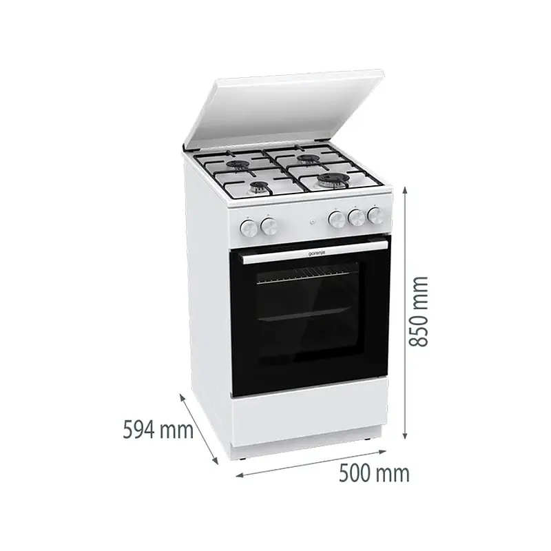 Плита газова GORENJE GG 5A14 WJ - фото 7