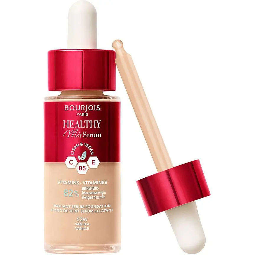 Тональна основа Bourjois Healthy Mix Serum відтінок 52W (Vanilla) 30 мл - фото 2
