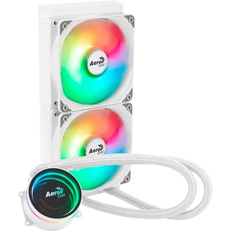 Система рідинного охолодження AeroCool Oasis L240 White (ACLA-OA24117.21) - фото 2