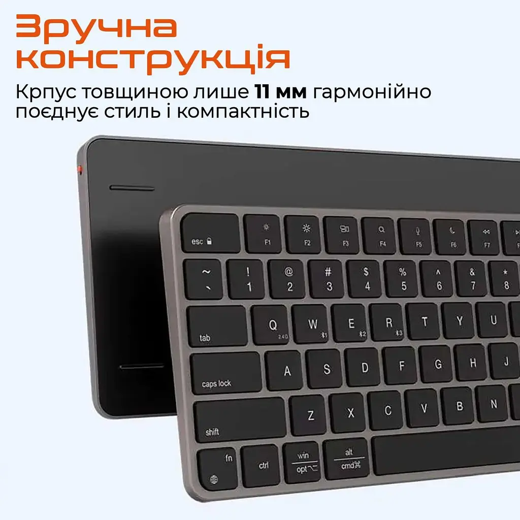 Клавіатура Meetion MT-K210MW-A-RUA (MT-K210MW-A-RUA) - фото 6