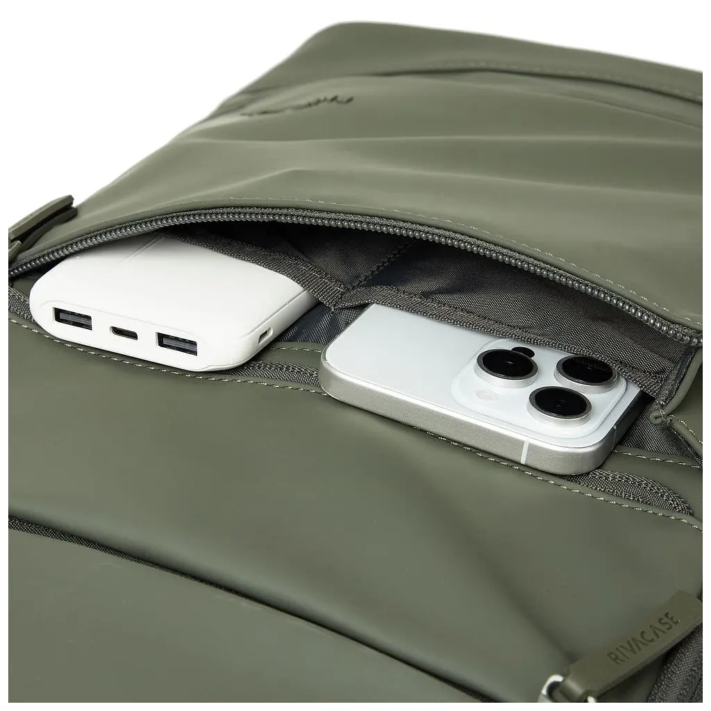Рюкзак для ноутбука RivaCase 15.6" 7856 Eden, Olive green, 20L (7856Olivegreen) - фото 10