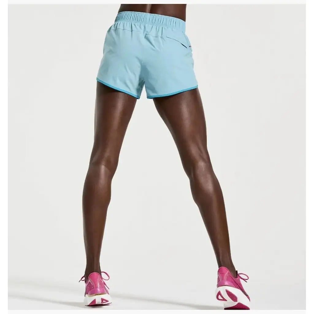 Шорты Saucony W Outpace 3 Short M Sky Blue (1097-800324-RN M) - фото 2