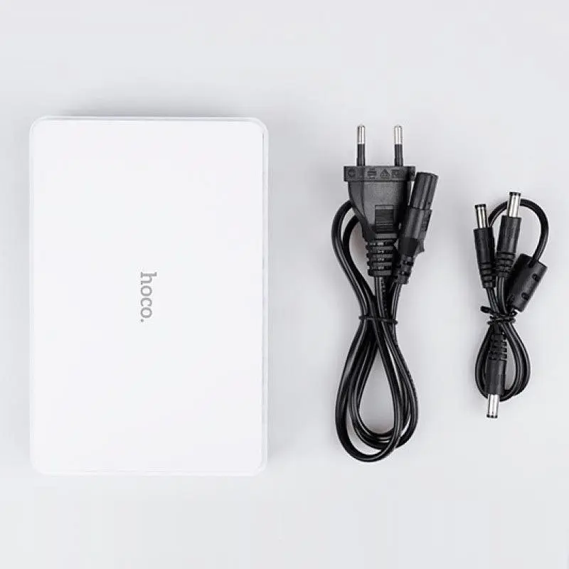 ИБП UPS для роутера Hoco DB25 Plus 10000mAh, 18W, 1USB, DC 9/12V, DC 5V, POE 15/24V White - фото 4