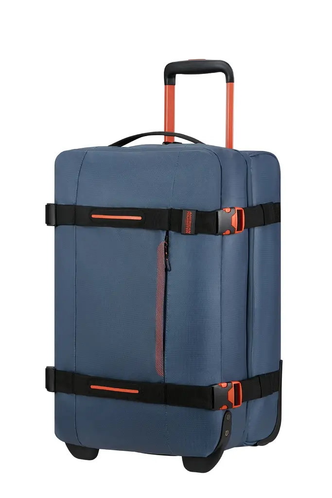 Дорожня Сумка На Колесах American Tourister URBAN TRACK NAVY/ORANGE 55x35x20 MD1*31201 - фото 6