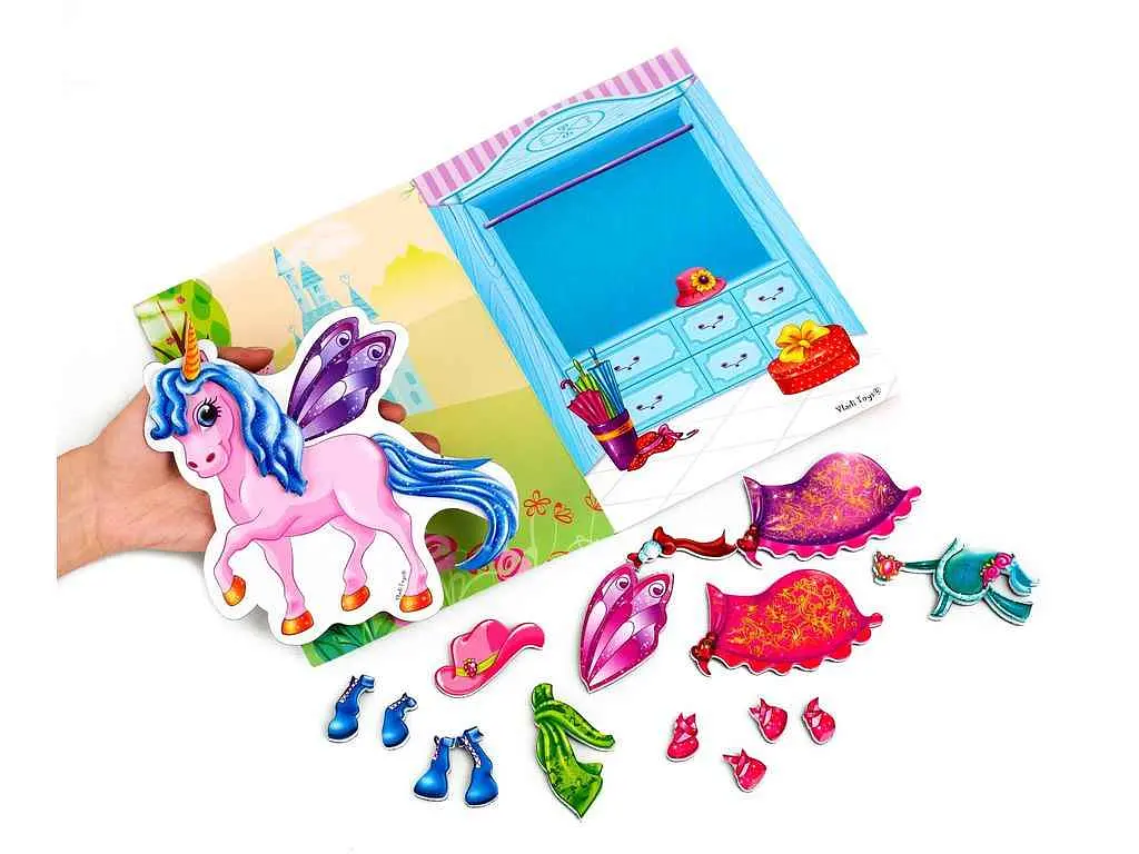 Гра розвиваюча VLADI TOYS "Єдиноріг" магнітна VT3204-27 - фото 2
