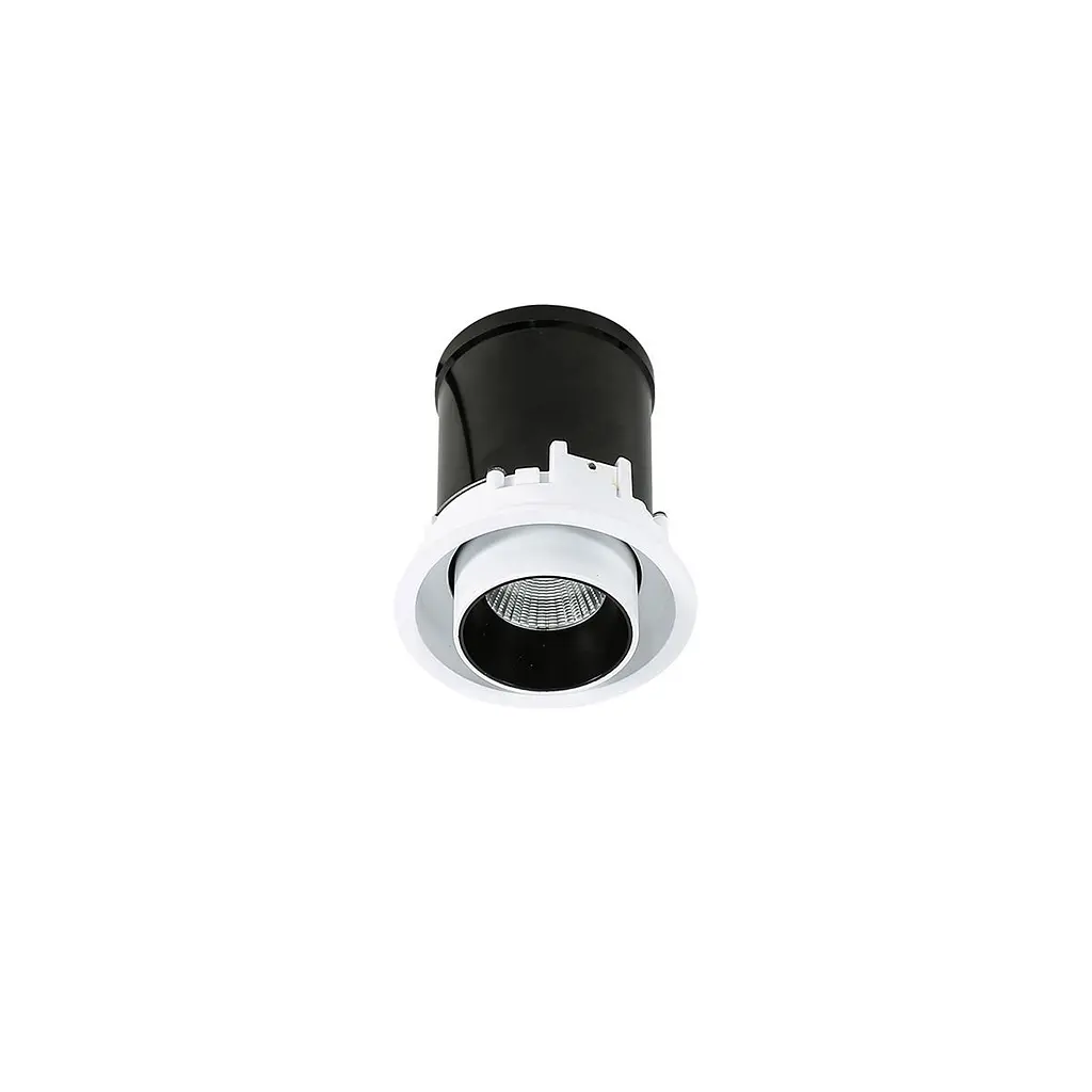 Встраиваемый светильник Skarlat RSL74058 12W WH+BK 3000K - фото 2
