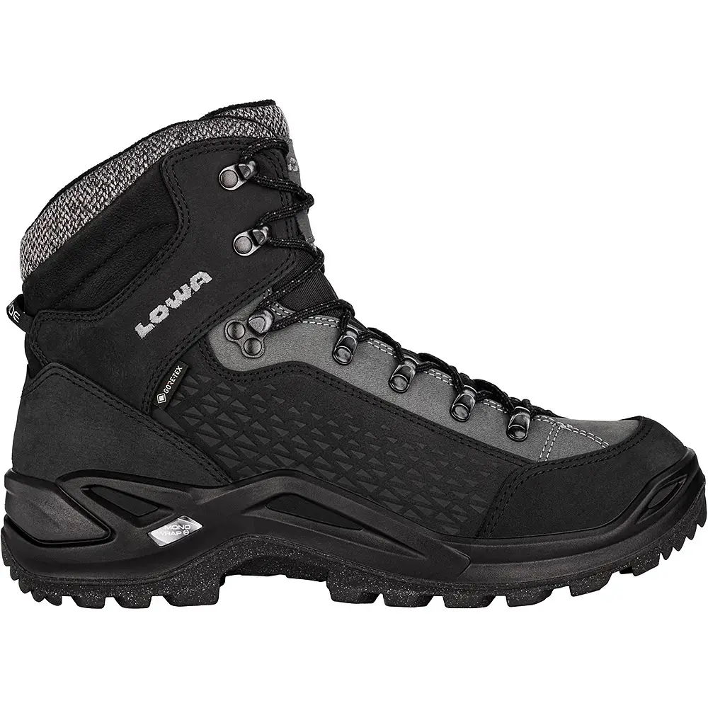 Ботинки мужские Lowa Renegade Warm GTX Mid 42 Черный-Серый - фото 2